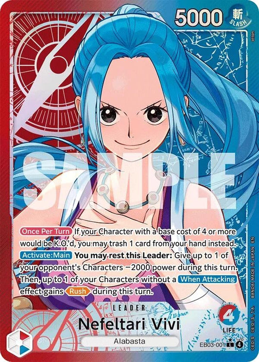 Nefeltari Vivi (001) (Alternate Art) (EB03-001) (Extra Booster: One Piece Heroines Edition)