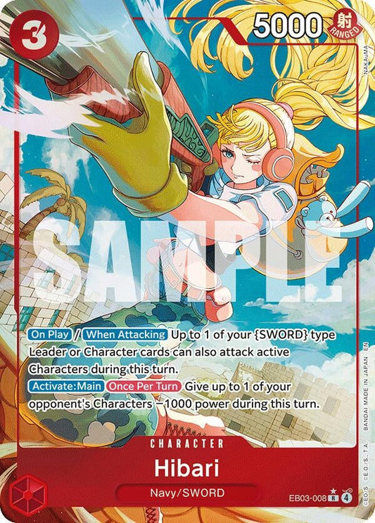 Hibari (Alternate Art) (EB03-008) (Extra Booster: One Piece Heroines Edition)