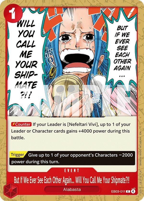 But If We Ever See Each Other Again... Will You Call Me Your Shipmate?!! (EB03-011) (Extra Booster: One Piece Heroines Edition)