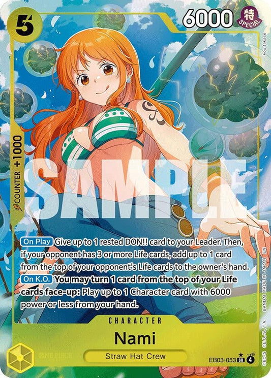Nami (053) (Alternate Art) (EB03-053) (Extra Booster: One Piece Heroines Edition)