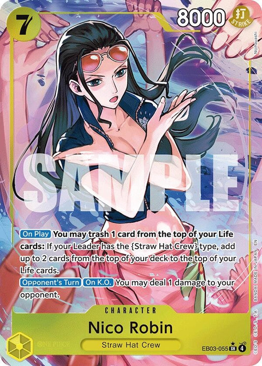 Nico Robin (055) (Alternate Art) (EB03-055) (Extra Booster: One Piece Heroines Edition)