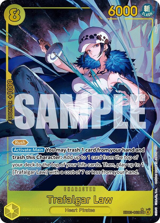 Trafalgar Law (Alternate Art) (EB03-062) (Extra Booster: One Piece Heroines Edition)