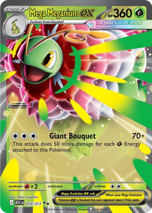 Mega Meganium ex (010/217) (ME: Ascended Heroes)