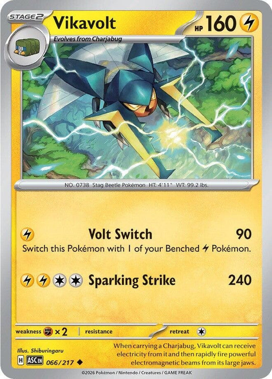 Image for Vikavolt (066/217) (ME: Ascended Heroes) - Pokemon