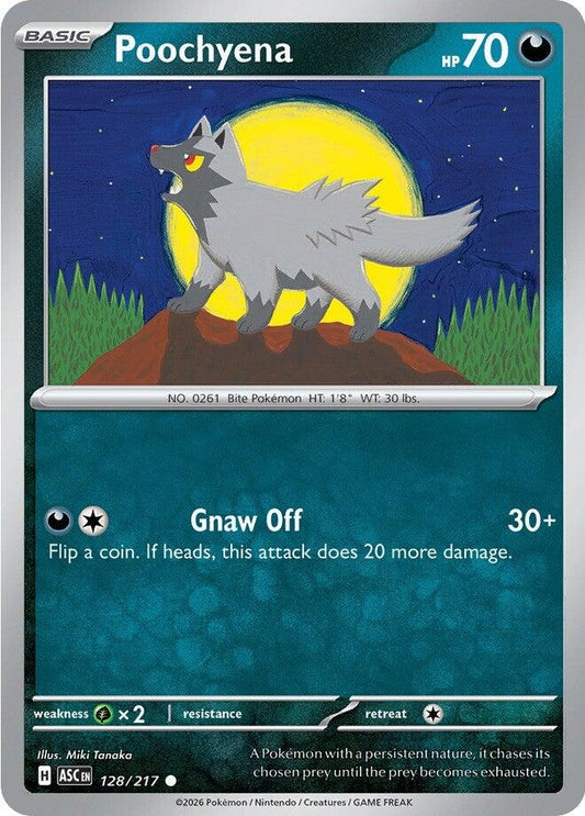 Image for Poochyena (128/217) (ME: Ascended Heroes) - Pokemon