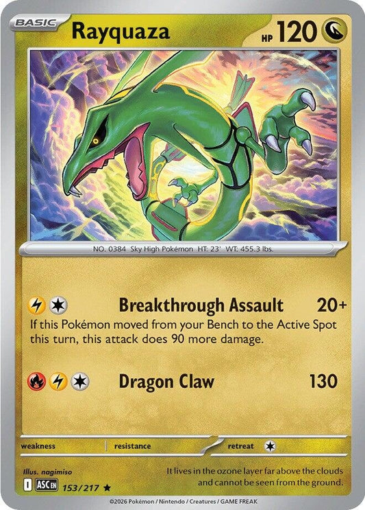 Image for Rayquaza (153/217) (ME: Ascended Heroes) - Pokemon