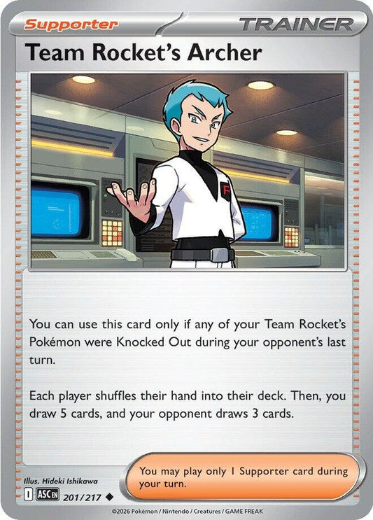 Image for Team Rocket's Archer (201/217) (ME: Ascended Heroes) - Pokemon