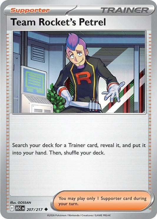 Image for Team Rocket's Petrel (207/217) (ME: Ascended Heroes) - Pokemon