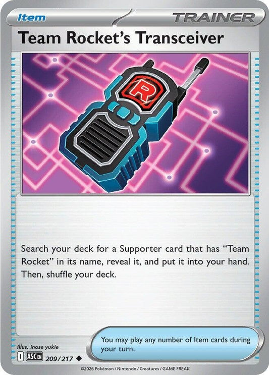 Image for Team Rocket's Transceiver (209/217) (ME: Ascended Heroes) - Pokemon