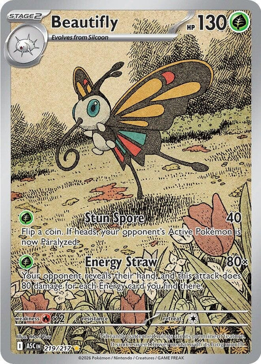 Image for Beautifly (219/217) (ME: Ascended Heroes) - Pokemon