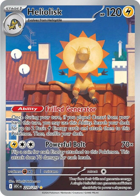 Image for Heliolisk (229/217) (ME: Ascended Heroes) - Pokemon