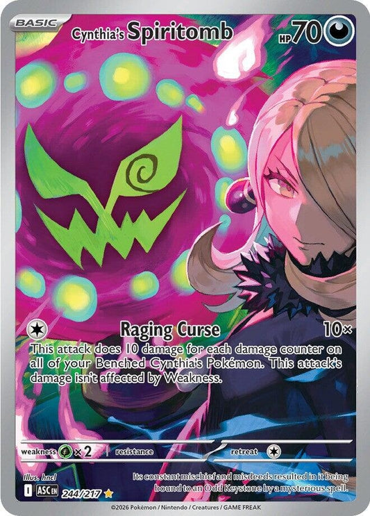 Image for Cynthia's Spiritomb (244/217) (ME: Ascended Heroes) - Pokemon
