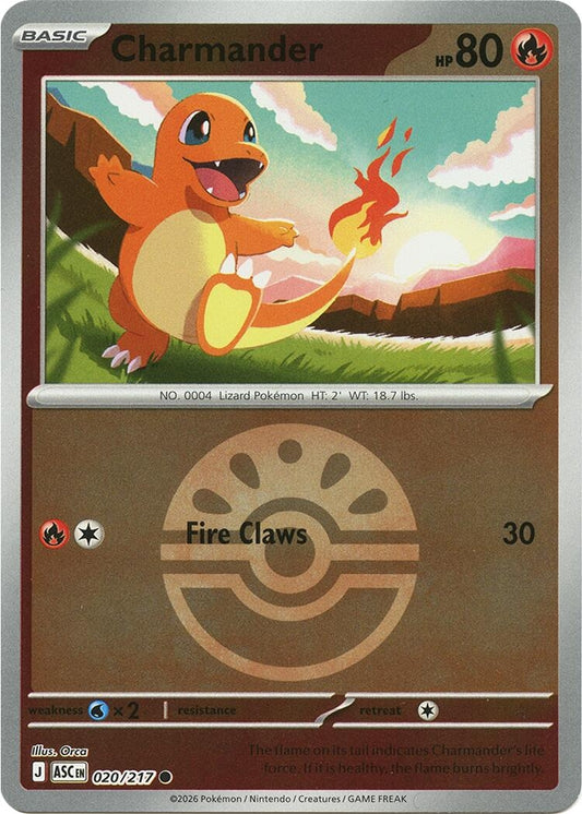 Charmander (Friend Ball) (020/217) (ME: Ascended Heroes)