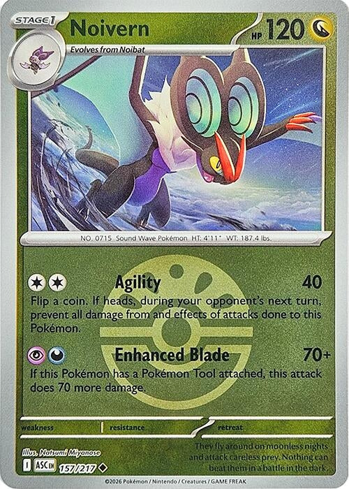 Image for Noivern (Friend Ball) (157/217) (ME: Ascended Heroes) - Pokemon