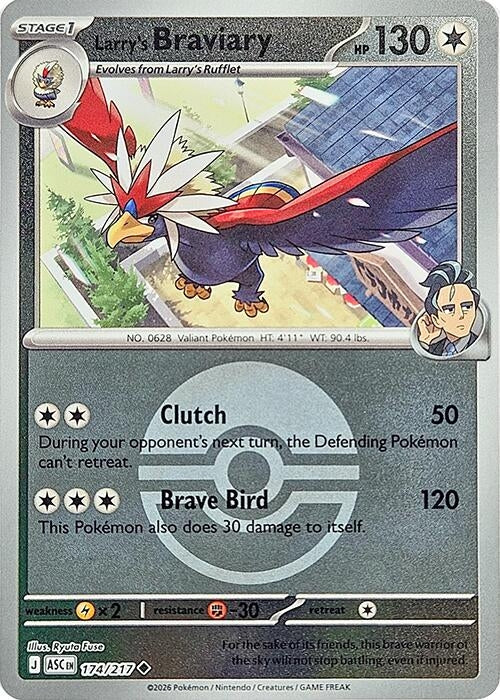 Image for Larry's Braviary (Poke Ball) (174/217) (ME: Ascended Heroes) - Pokemon