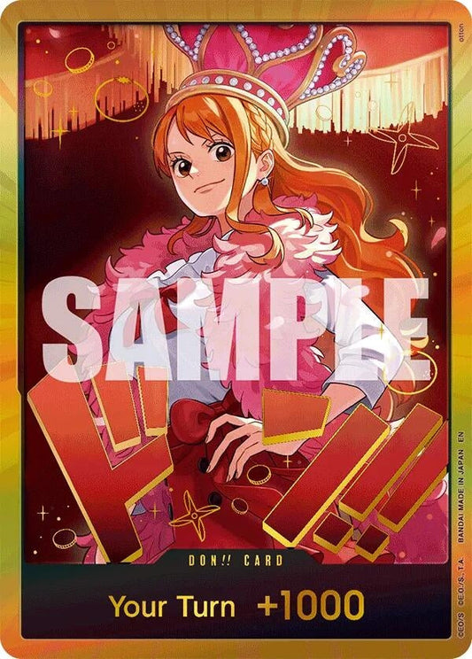 DON!! Card (Nami) (Gold) (Extra Booster: One Piece Heroines Edition)