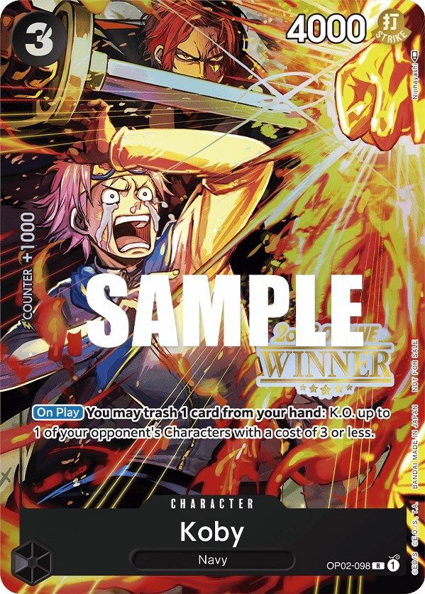 Koby (Online Regional 2023) (OP02-098) [One Piece Promotion Cards]