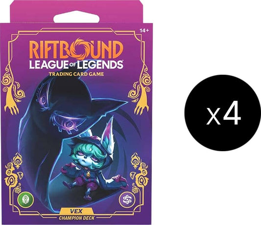 Image for Unleashed - Champion Deck (Vex) Display - Riftbound: League of Legends Trading Card Game