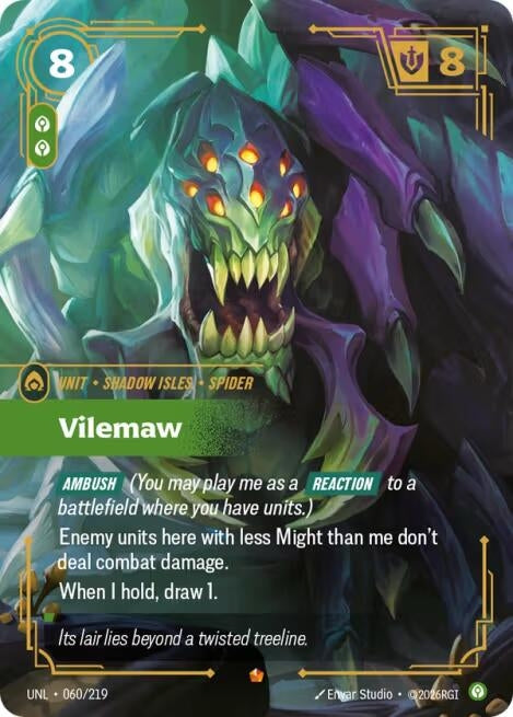 Image for Vilemaw (060/219) (Unleashed) (UNL) - Riftbound: League of Legends Trading Card Game
