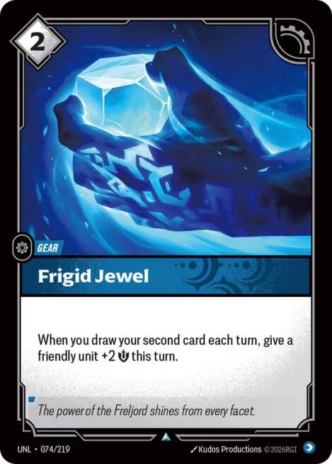 Image for Frigid Jewel (074/219) (Unleashed) (UNL) - Riftbound: League of Legends Trading Card Game