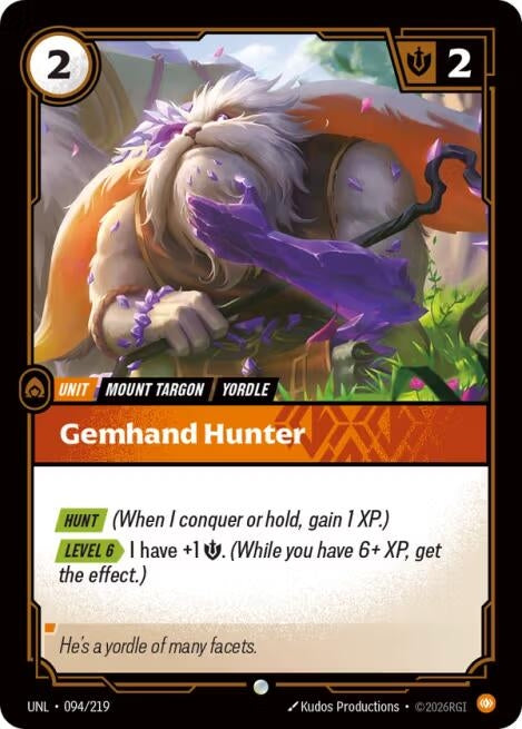 Image for Gemhand Hunter (094/219) (Unleashed) (UNL) - Riftbound: League of Legends Trading Card Game