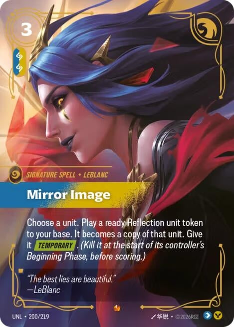 Image for Mirror Image (200/219) (Unleashed) (UNL) - Riftbound: League of Legends Trading Card Game