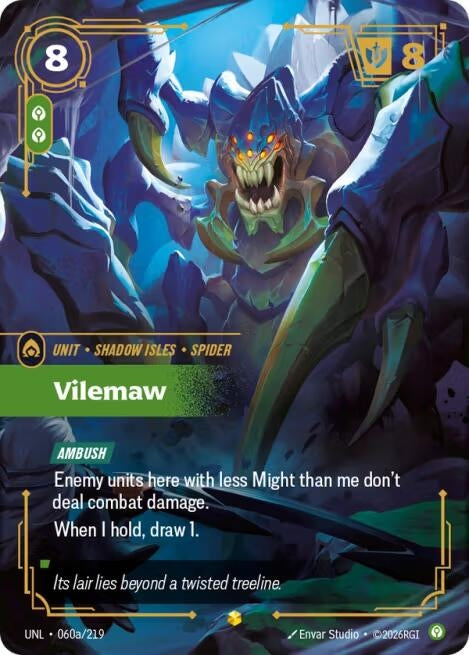 Image for Vilemaw (Alternate Art) (060a/219) (Unleashed) (UNL) - Riftbound: League of Legends Trading Card Game