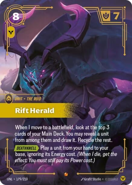 Image for Rift Herald (179/219) (Unleashed) (UNL) - Riftbound: League of Legends Trading Card Game