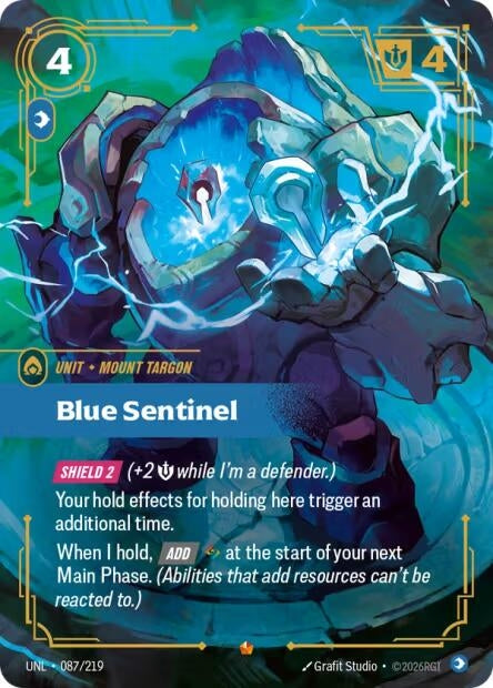 Image for Blue Sentinel (087/219) (Unleashed) (UNL) - Riftbound: League of Legends Trading Card Game