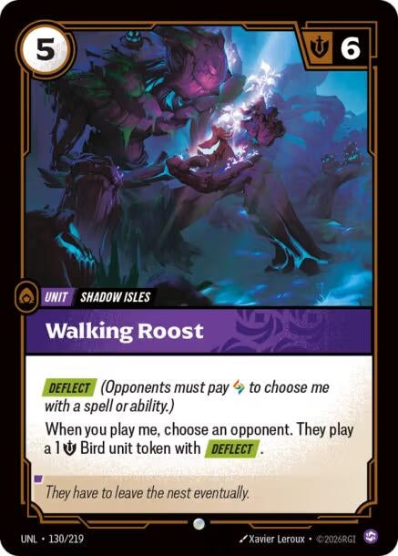 Image for Walking Roost (130/219) (Unleashed) (UNL) - Riftbound: League of Legends Trading Card Game