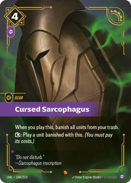 Image for Cursed Sarcophagus (148/219) (Unleashed) (UNL) - Riftbound: League of Legends Trading Card Game