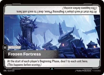 Image for Frozen Fortress (212/219) (Unleashed) (UNL) - Riftbound: League of Legends Trading Card Game