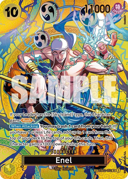 Image for Enel (SP) (EB02-052) (Adventure on Kami's Island) - One Piece Card Game