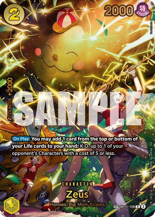 Image for Zeus (SP) (OP11-106) (Adventure on Kami's Island) - One Piece Card Game