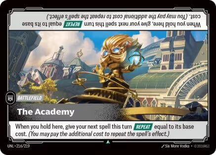 Image for The Academy (216/219) (Unleashed) (UNL) - Riftbound: League of Legends Trading Card Game