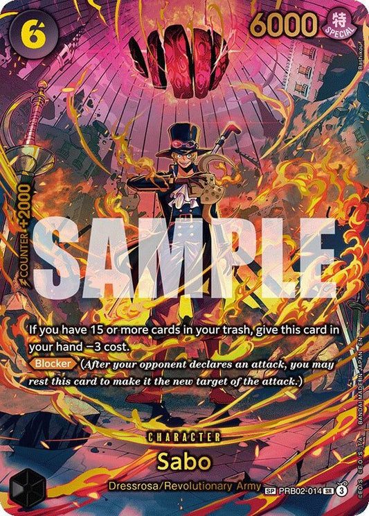 Image for Sabo (PRB02-014) (SP) (PRB02-014) (Adventure on Kami's Island) - One Piece Card Game