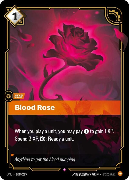 Image for Blood Rose (109/219) (Unleashed) (UNL) - Riftbound: League of Legends Trading Card Game