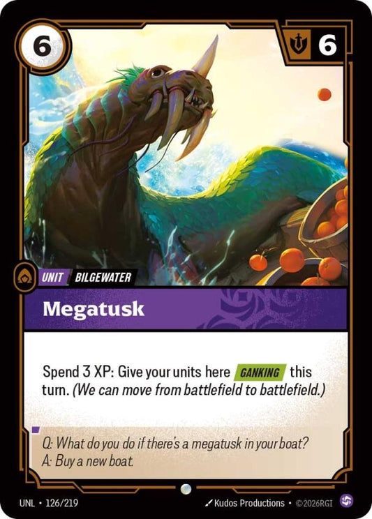 Image for Megatusk (126/219) (Unleashed) (UNL) - Riftbound: League of Legends Trading Card Game