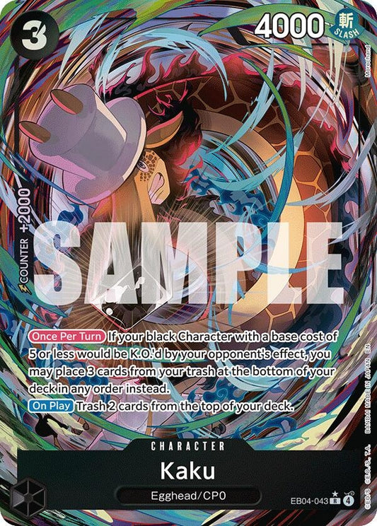 Image for Kaku (Alternate Art) (EB04-043) (Adventure on Kami's Island) - One Piece Card Game