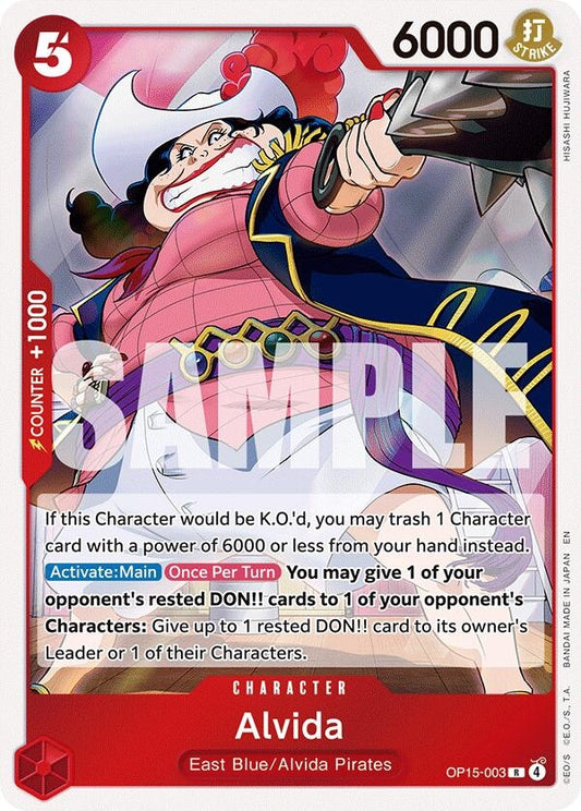 Image for Alvida (OP15-003) (Adventure on Kami's Island) - One Piece Card Game