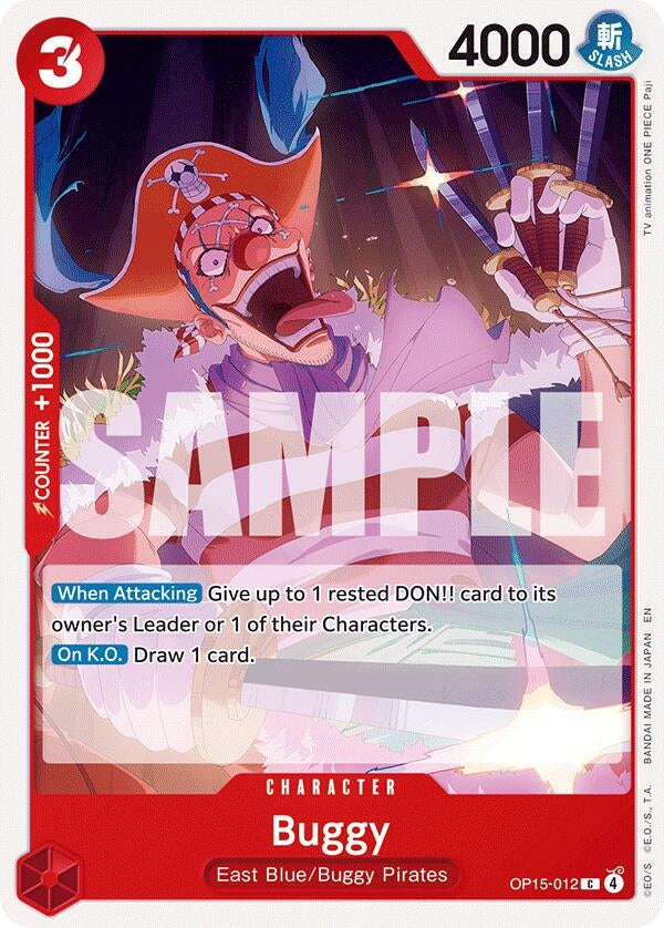 Image for Buggy (OP15-012) (Adventure on Kami's Island) - One Piece Card Game