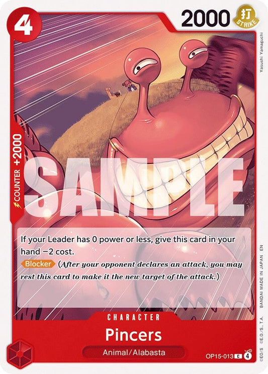 Image for Pincers (OP15-013) (Adventure on Kami's Island) - One Piece Card Game