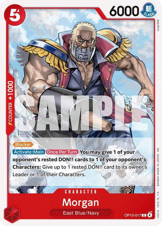 Image for Morgan (OP15-017) (Adventure on Kami's Island) - One Piece Card Game