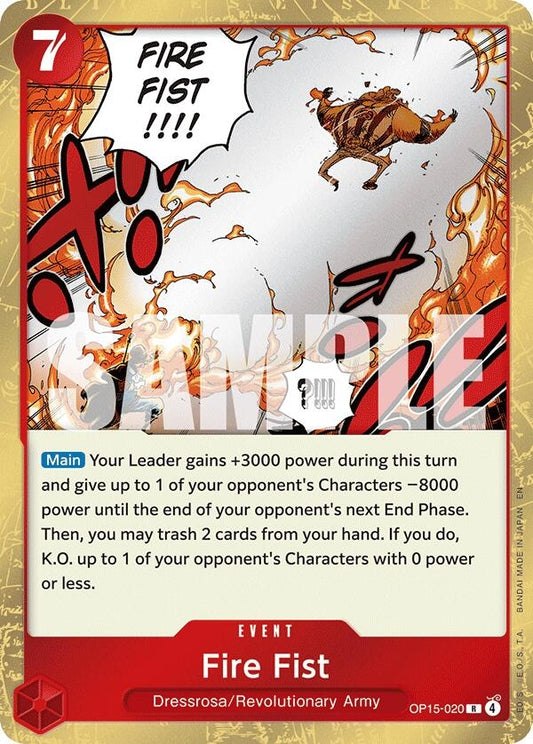 Image for Fire Fist (OP15-020) (Adventure on Kami's Island) - One Piece Card Game