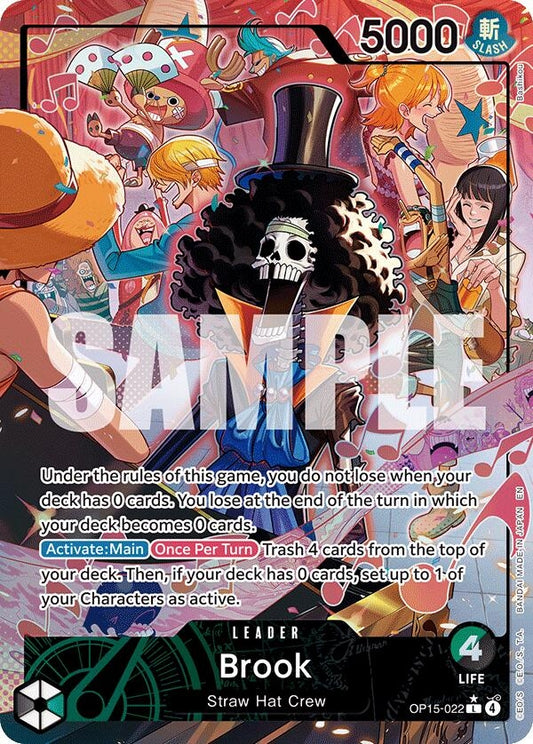 Image for Brook (OP15-022) (Alternate Art) (OP15-022) (Adventure on Kami's Island) - One Piece Card Game