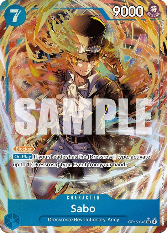 Image for Sabo (Alternate Art) (OP15-046) (Adventure on Kami's Island) - One Piece Card Game