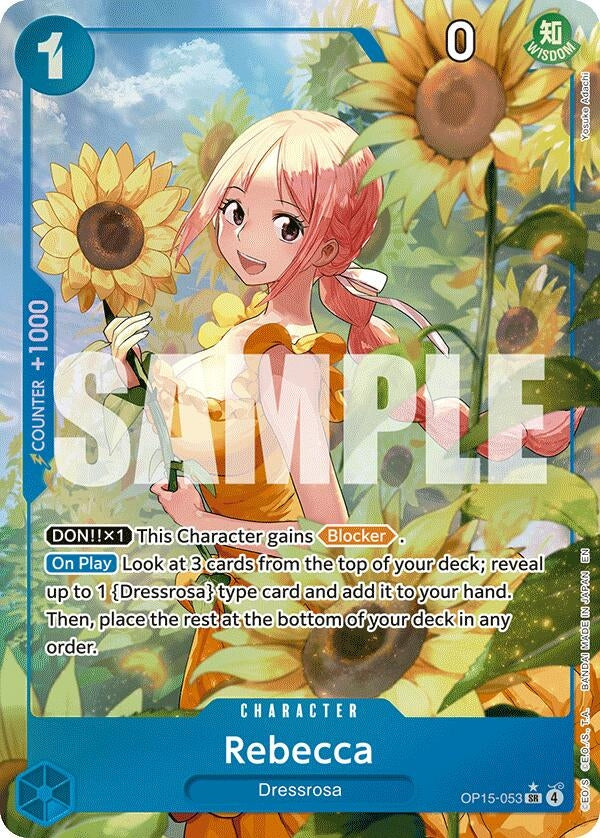 Image for Rebecca (OP15-053) (Alternate Art) (OP15-053) (Adventure on Kami's Island) - One Piece Card Game