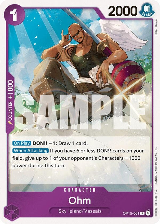 Image for Ohm (OP15-061) (Adventure on Kami's Island) - One Piece Card Game