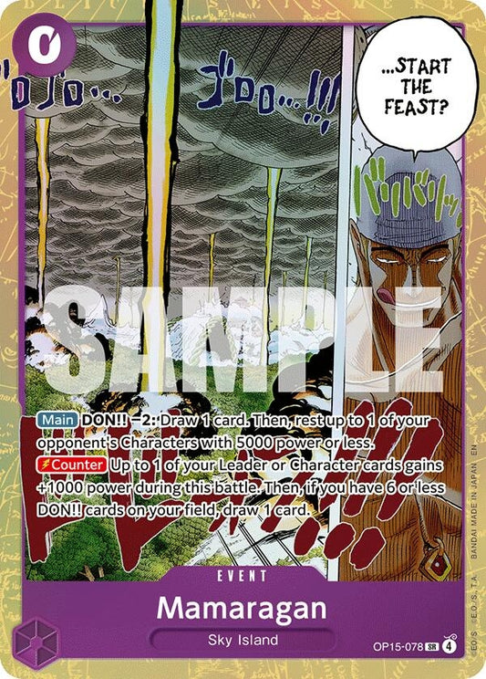 Image for Mamaragan (OP15-078) (Adventure on Kami's Island) - One Piece Card Game