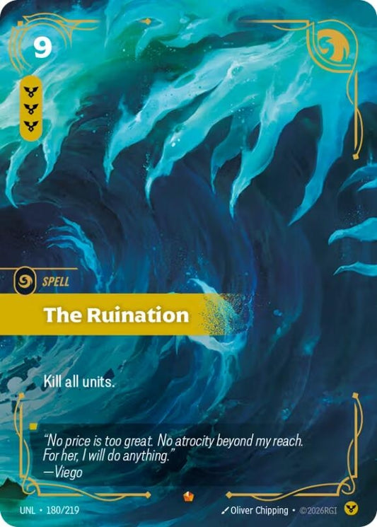 Image for The Ruination (180/219) (Unleashed) (UNL) - Riftbound: League of Legends Trading Card Game